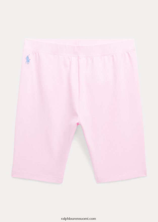 Ralph Lauren lapset lyhyt stretch-jersey-pyörä 0Z24ZR7080 karmelin pinkki