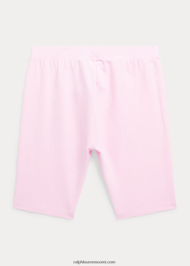 Ralph Lauren lapset lyhyt stretch-jersey-pyörä 0Z24ZR7080 karmelin pinkki