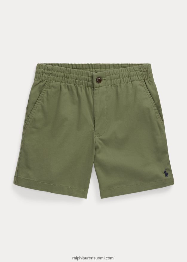 Ralph Lauren lapset polo prepster flex abrasion twill short 0Z24ZR6014 lastin vihreä