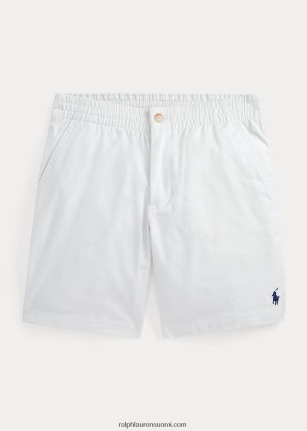 Ralph Lauren lapset polo prepster flex abrasion twill short 0Z24ZR6015 kannenpesuaine valkoinen