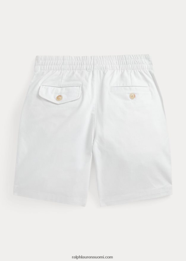Ralph Lauren lapset polo prepster flex abrasion twill short 0Z24ZR6015 kannenpesuaine valkoinen
