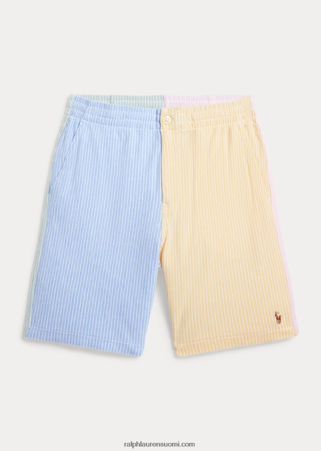 Ralph Lauren lapset polo prepster neuloa oxford hauska lyhyt 0Z24ZR6001 satamasaari sininen multi