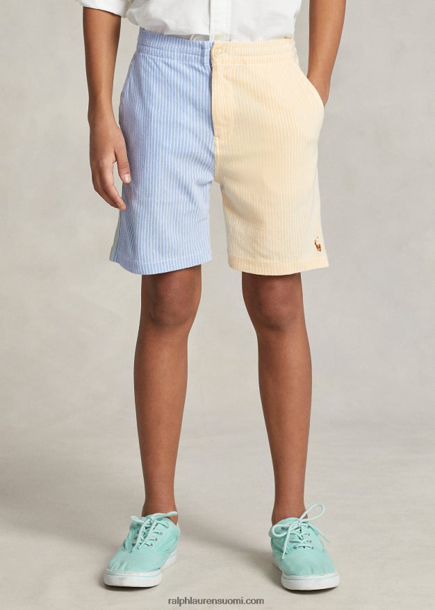 Ralph Lauren lapset polo prepster neuloa oxford hauska lyhyt 0Z24ZR6001 satamasaari sininen multi