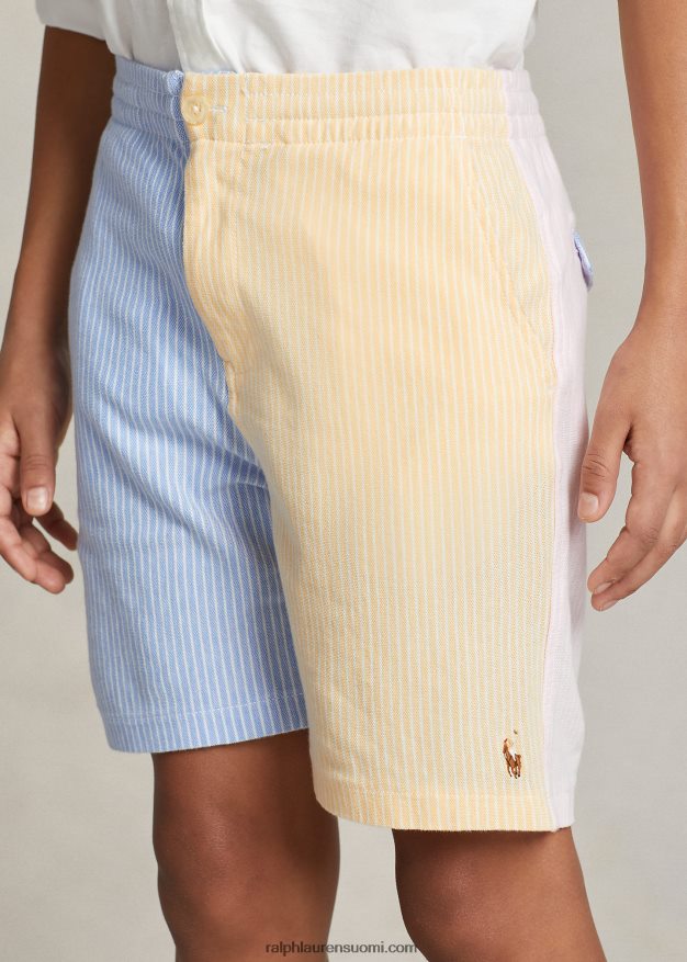 Ralph Lauren lapset polo prepster neuloa oxford hauska lyhyt 0Z24ZR6001 satamasaari sininen multi