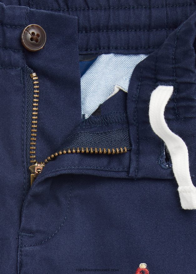 Ralph Lauren lapset polo prepster stretch chino short 0Z24ZR5800 newportin laivasto