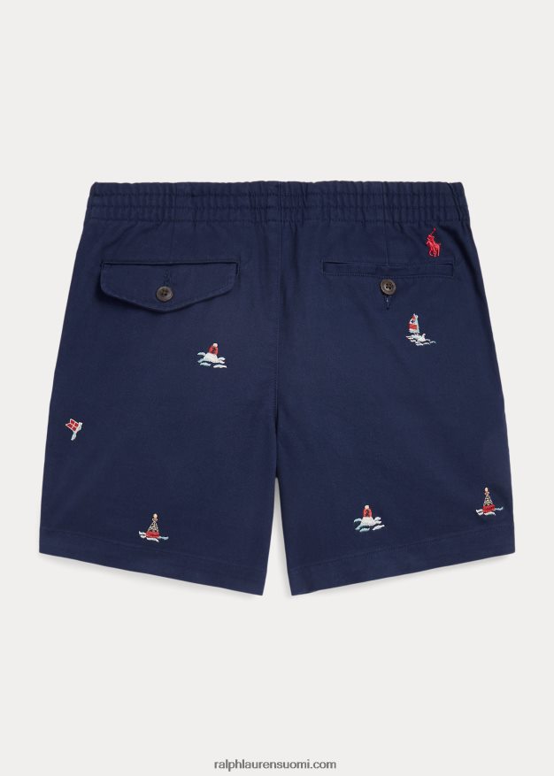Ralph Lauren lapset polo prepster stretch chino short 0Z24ZR6180 newportin laivasto