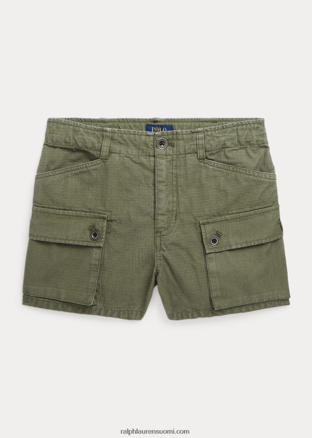 Ralph Lauren lapset puuvilla ripstop cargo short 0Z24ZR7102 tumma salvia