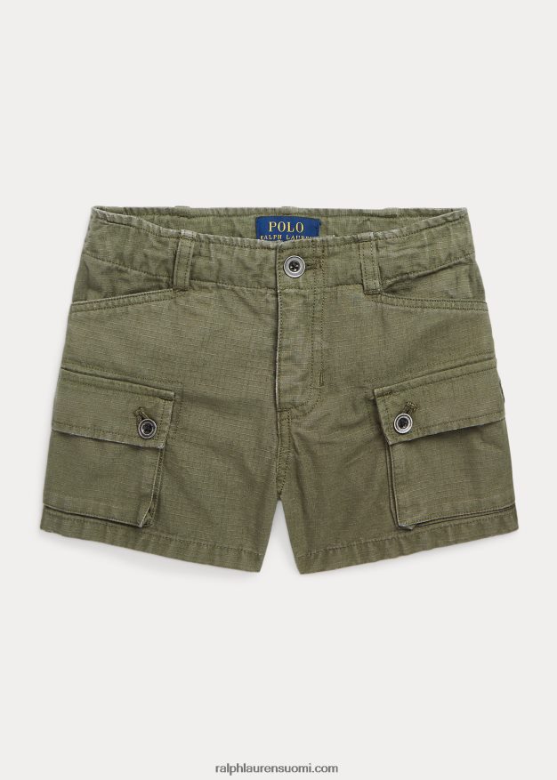 Ralph Lauren lapset puuvilla ripstop cargo short 0Z24ZR9947 tumma salvia