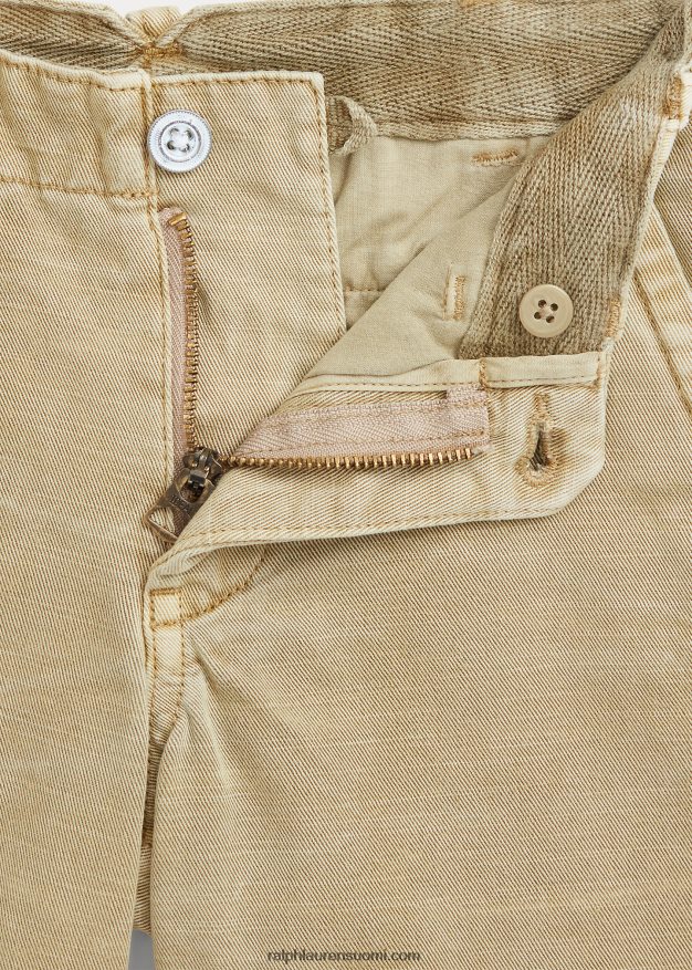 Ralph Lauren lapset puuvillatvilli lyhyt 0Z24ZR5749 rannikon beige