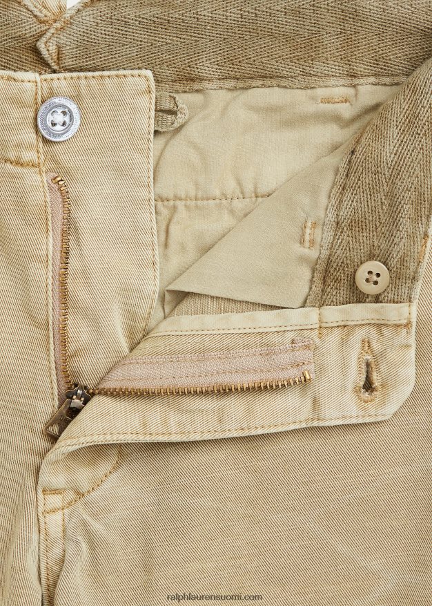 Ralph Lauren lapset puuvillatvilli lyhyt 0Z24ZR6114 rannikon beige