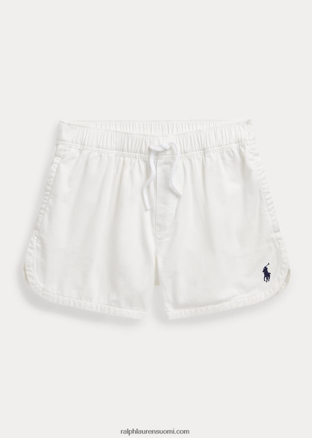 Ralph Lauren lapset puuvillatvilli lyhyt 0Z24ZR7141 kannenpesuaine valkoinen