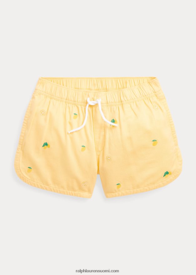 Ralph Lauren lapset sitruunapuuvillatvilli lyhyt 0Z24ZR7087 banaani kermaa