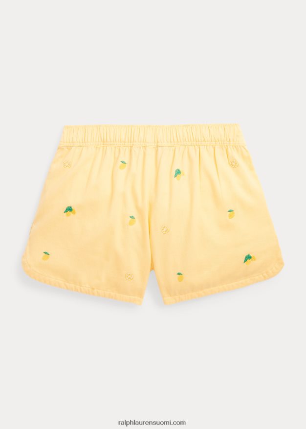 Ralph Lauren lapset sitruunapuuvillatvilli lyhyt 0Z24ZR7087 banaani kermaa