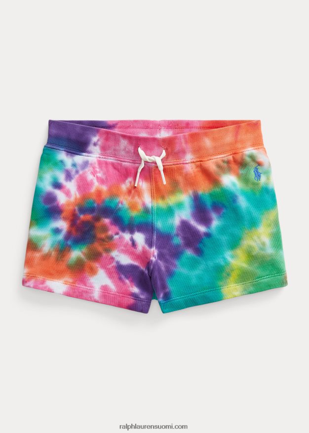 Ralph Lauren lapset solmittava puuvillafrotee lyhyt 0Z24ZR7103 sateenkaarisolmioväriaine