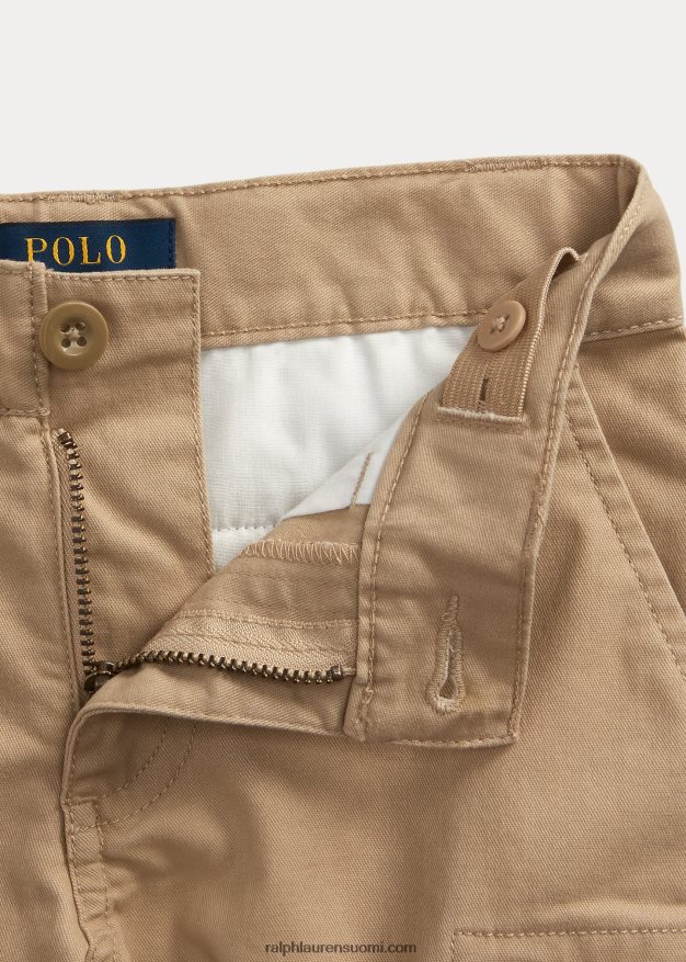 Ralph Lauren lapset stretch twill lasti lyhyt 0Z24ZR5882 klassinen khaki