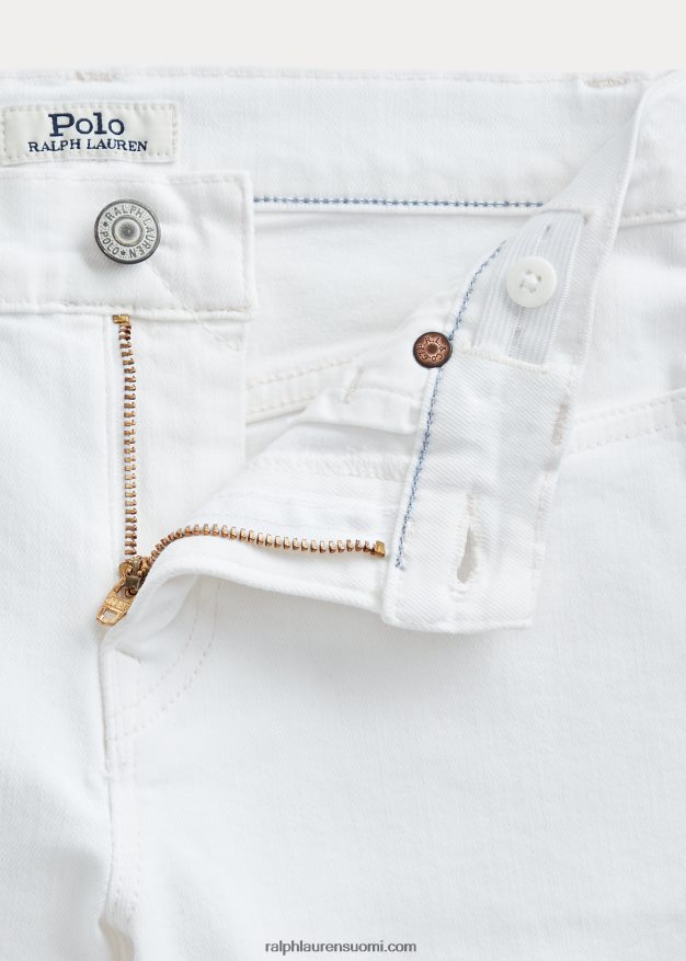 Ralph Lauren lapset sullivan slim stretch denim lyhyt 0Z24ZR6102 dell valkoinen