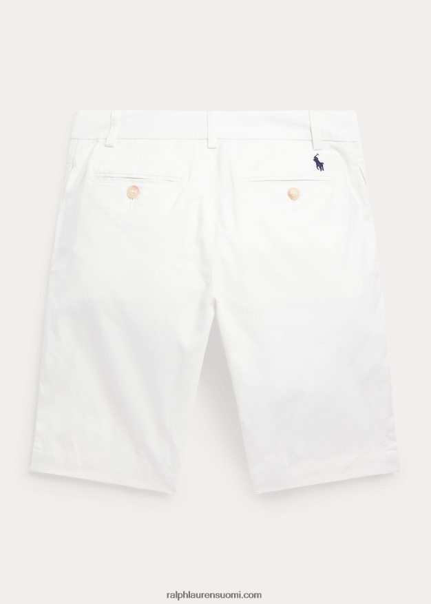 Ralph Lauren lapset suora istuvuus flex hankaus toimikas lyhyt 0Z24ZR5647 kannenpesuaine valkoinen