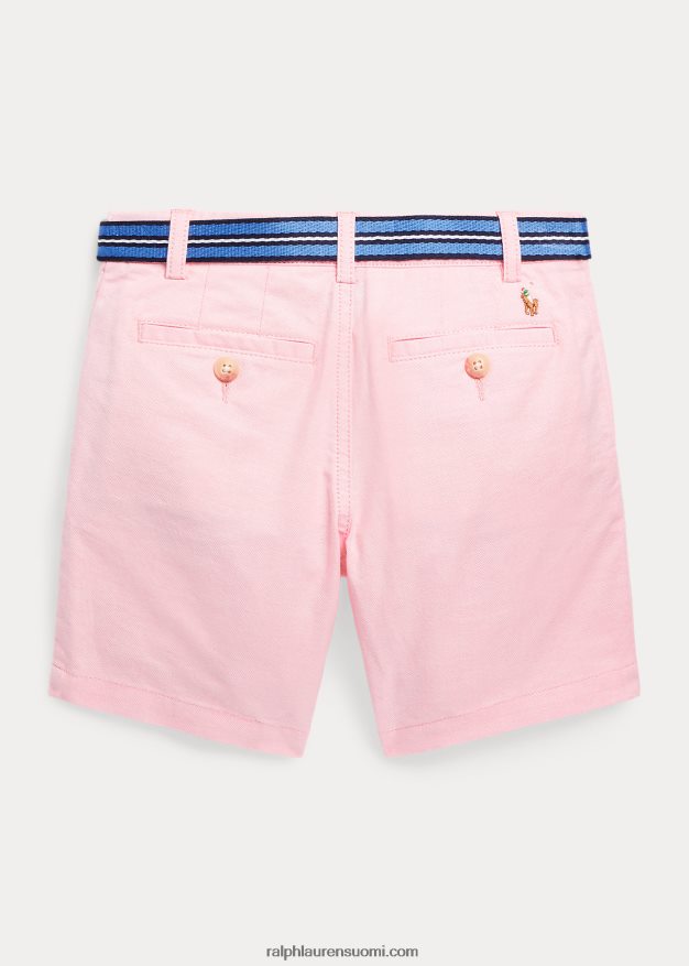 Ralph Lauren lapset suora istuvuus puuvilla oxford short 0Z24ZR5793 vaaleanpunainen oxford