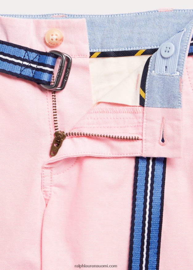 Ralph Lauren lapset suora istuvuus puuvilla oxford short 0Z24ZR5793 vaaleanpunainen oxford