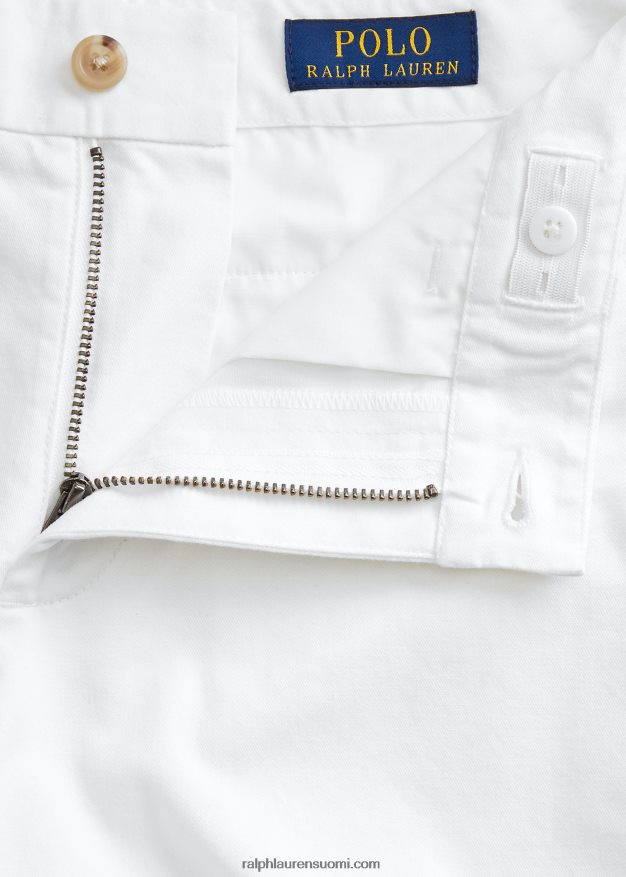 Ralph Lauren lapset suora istuvuus stretch chino short 0Z24ZR6019 valkoinen