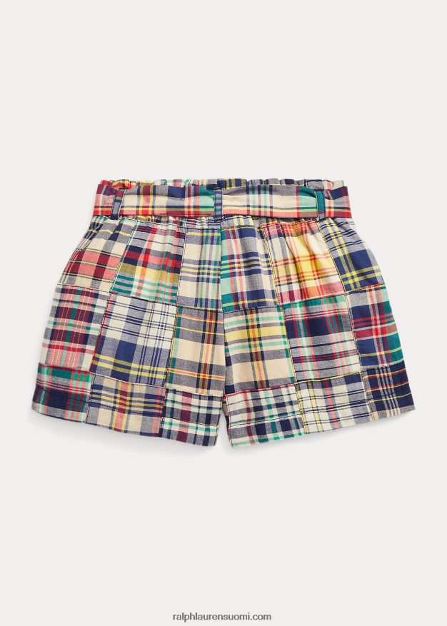 Ralph Lauren lapset vyö tilkkutäkki madras paperipussi lyhyt 0Z24ZR9948 madrasin tilkkutäkki