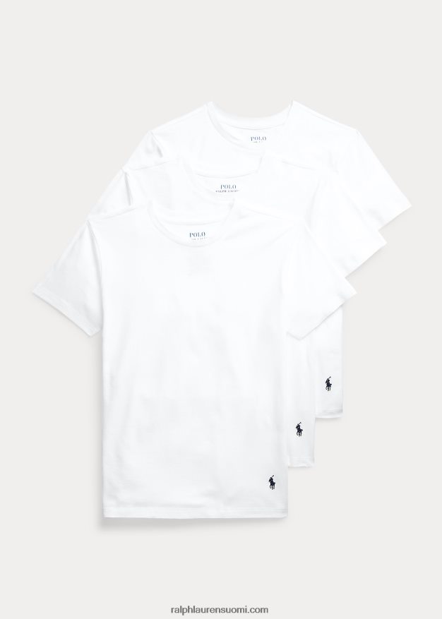 Ralph Lauren lapset 3 kpl kiinteää puuvillaa 0Z24ZR9897 valkoinen