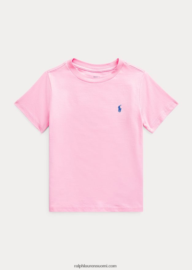 Ralph Lauren lapset crewneck puuvillatrikoosta 0Z24ZR5895 karmelin pinkki