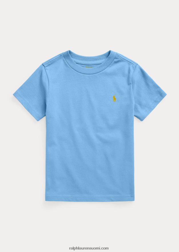 Ralph Lauren lapset crewneck puuvillatrikoosta 0Z24ZR5896 satamasaaren sininen