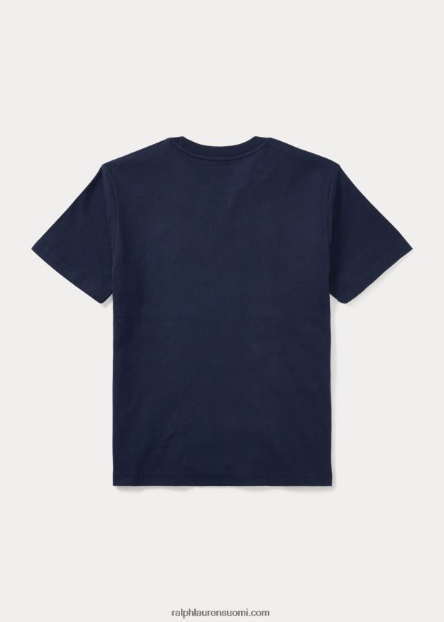 Ralph Lauren lapset crewneck puuvillatrikoosta 0Z24ZR6271 risteilylaivasto