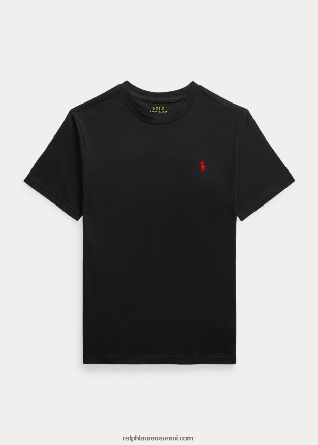 Ralph Lauren lapset crewneck puuvillatrikoosta 0Z24ZR6272 rl musta