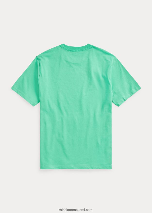 Ralph Lauren lapset crewneck puuvillatrikoosta 0Z24ZR6274 auringonlaskun vihreä