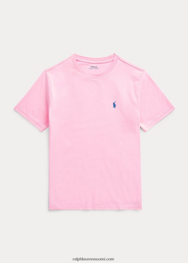 Ralph Lauren lapset crewneck puuvillatrikoosta 0Z24ZR6275 karmelin pinkki