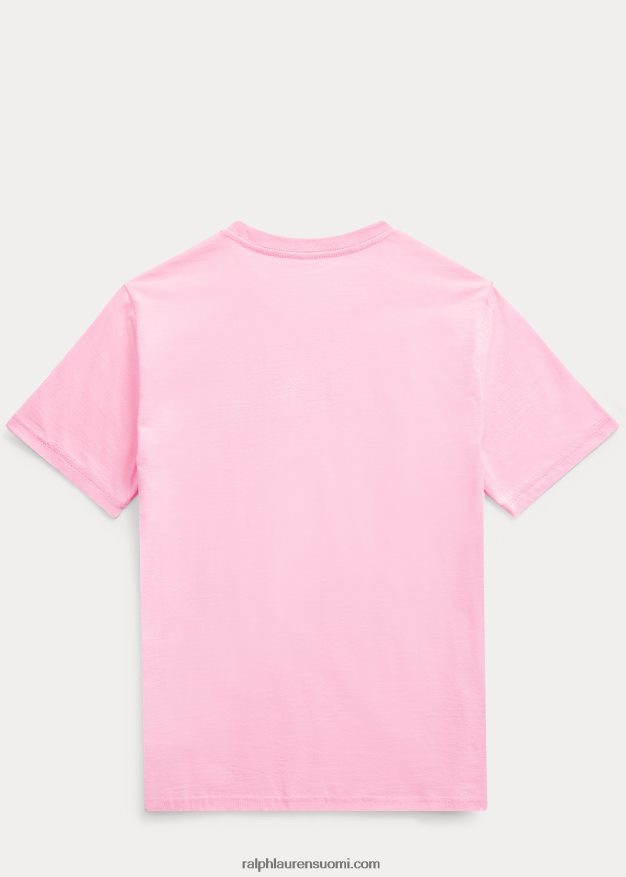 Ralph Lauren lapset crewneck puuvillatrikoosta 0Z24ZR6275 karmelin pinkki