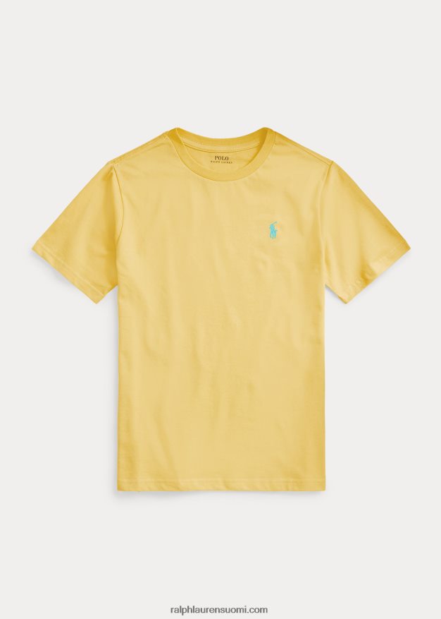 Ralph Lauren lapset crewneck puuvillatrikoosta 0Z24ZR6277 maissin keltainen