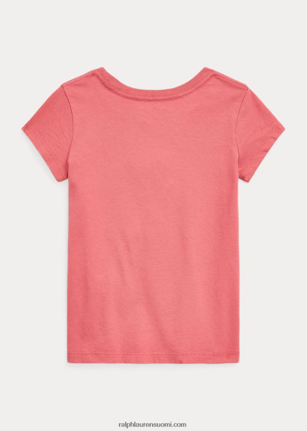 Ralph Lauren lapset graafinen puuvillajersey-paita 0Z24ZR6820 adirondack marja