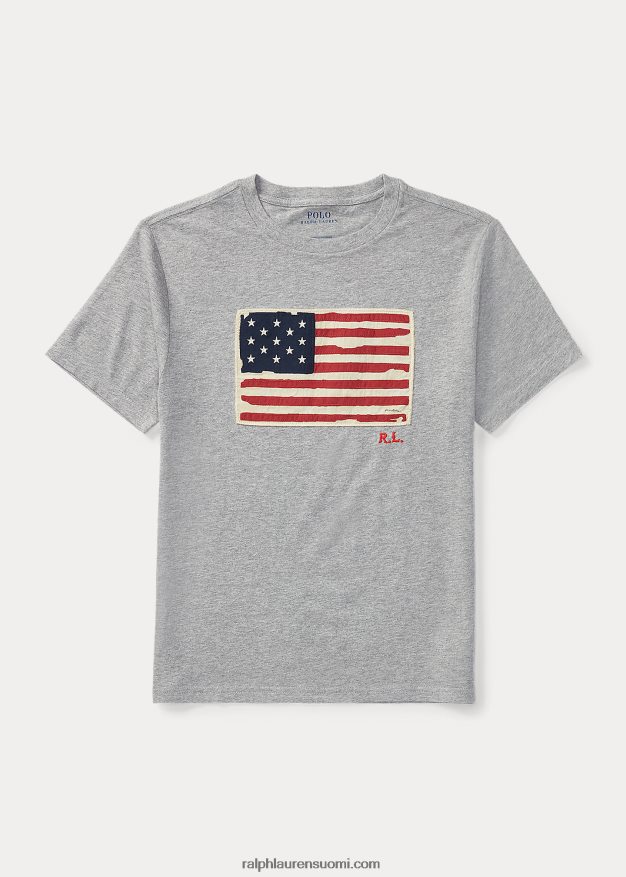 Ralph Lauren lapset lippupuuvillatrikoopaita 0Z24ZR5911 ja kanervan päällä