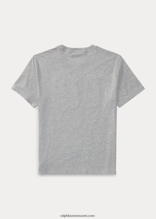Ralph Lauren lapset lippupuuvillatrikoopaita 0Z24ZR6290 ja kanervan päällä