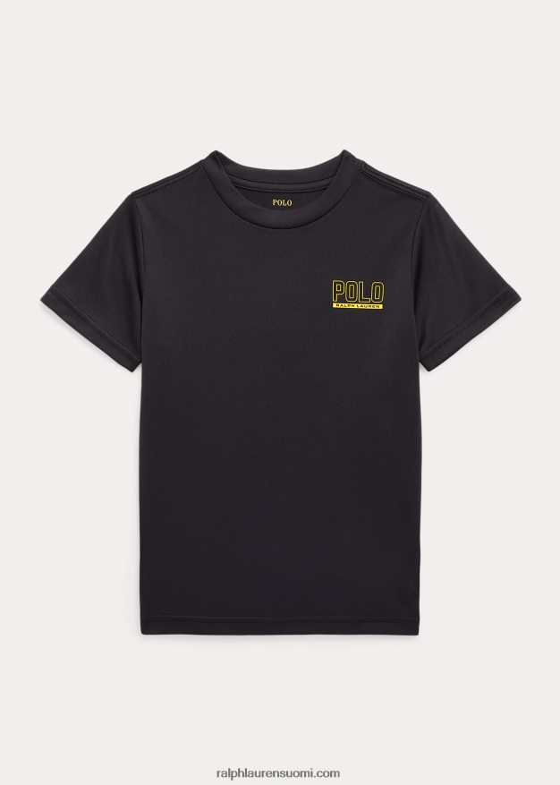 Ralph Lauren lapset logo performance jersey tee 0Z24ZR9773 musta