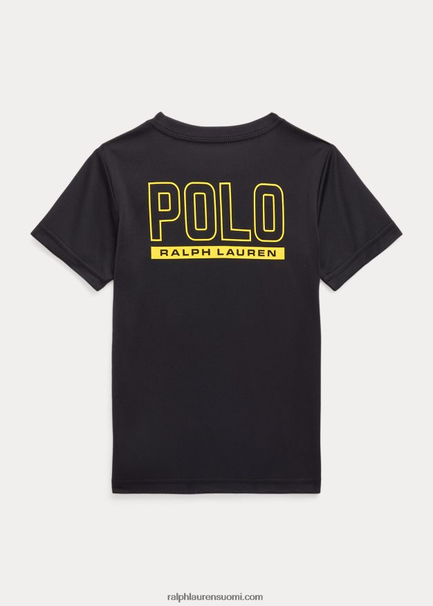 Ralph Lauren lapset logo performance jersey tee 0Z24ZR9773 musta