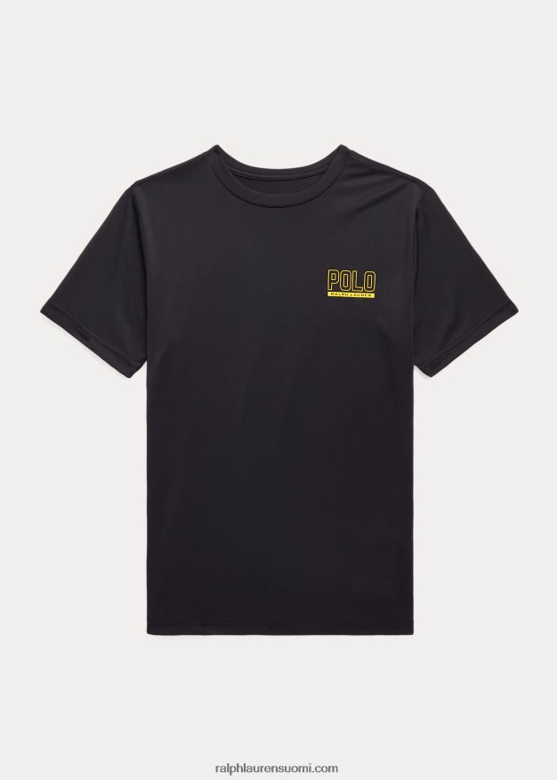 Ralph Lauren lapset logo performance jersey tee 0Z24ZR9816 musta