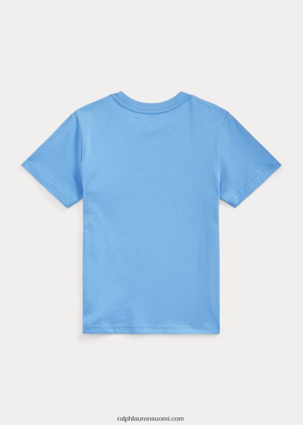 Ralph Lauren lapset logolla puuvillatrikoo 0Z24ZR5766 satamasaaren sininen