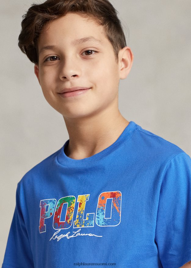 Ralph Lauren lapset logolla puuvillatrikoo 0Z24ZR5987 uusi iiris