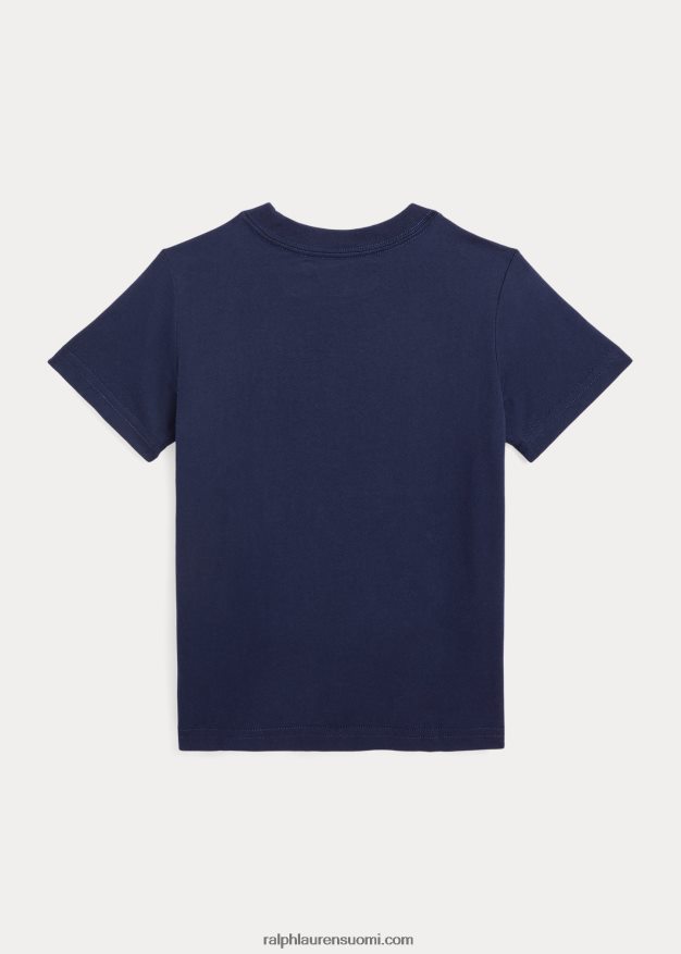 Ralph Lauren lapset logolla puuvillatrikoo 0Z24ZR6432 risteilylaivasto