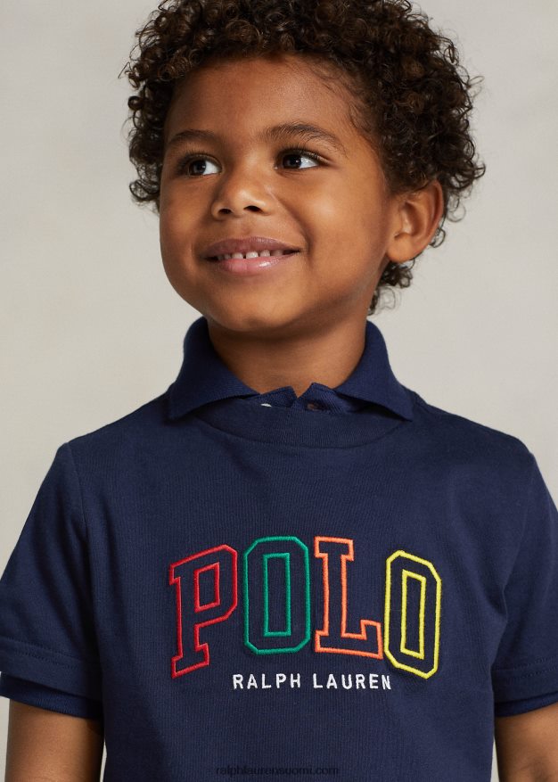 Ralph Lauren lapset logolla puuvillatrikoo 0Z24ZR6432 risteilylaivasto