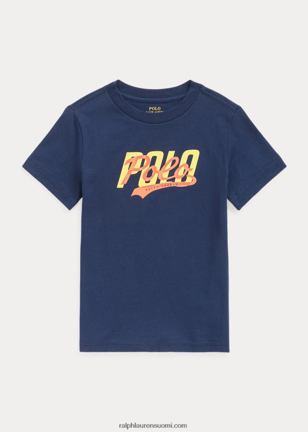Ralph Lauren lapset logolla puuvillatrikoo 0Z24ZR6509 risteilylaivasto