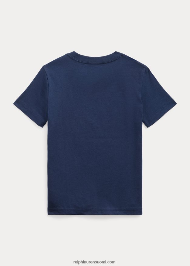 Ralph Lauren lapset logolla puuvillatrikoo 0Z24ZR6509 risteilylaivasto