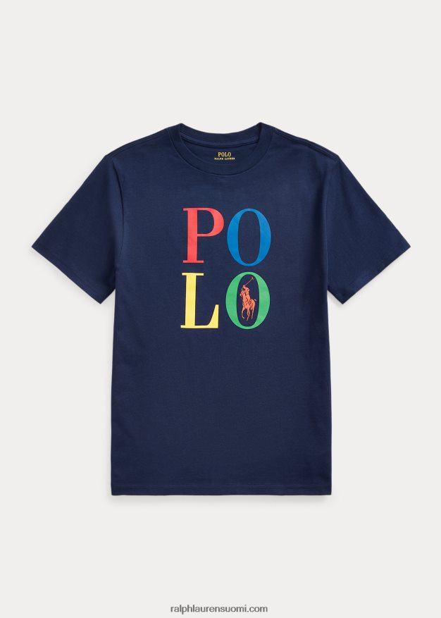 Ralph Lauren lapset logolla puuvillatrikoo 0Z24ZR6623 risteilylaivasto