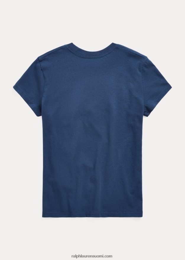 Ralph Lauren lapset logolla puuvillatrikoo 0Z24ZR7568 maalaismainen laivasto