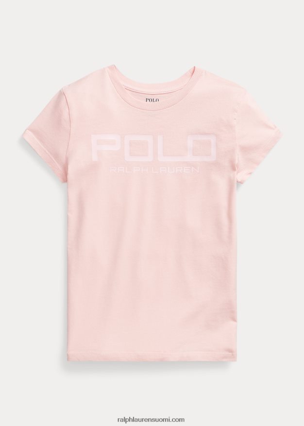 Ralph Lauren lapset logolla puuvillatrikoo 0Z24ZR7571 vaaleanpunainen hiekka
