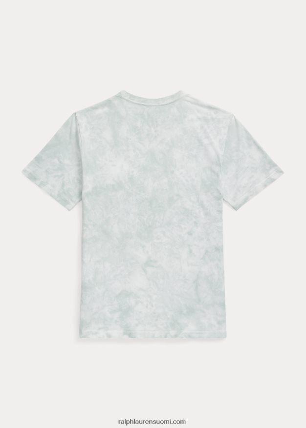 Ralph Lauren lapset pesty puuvillajersey taskupaita 0Z24ZR6082 haalistunut minttu